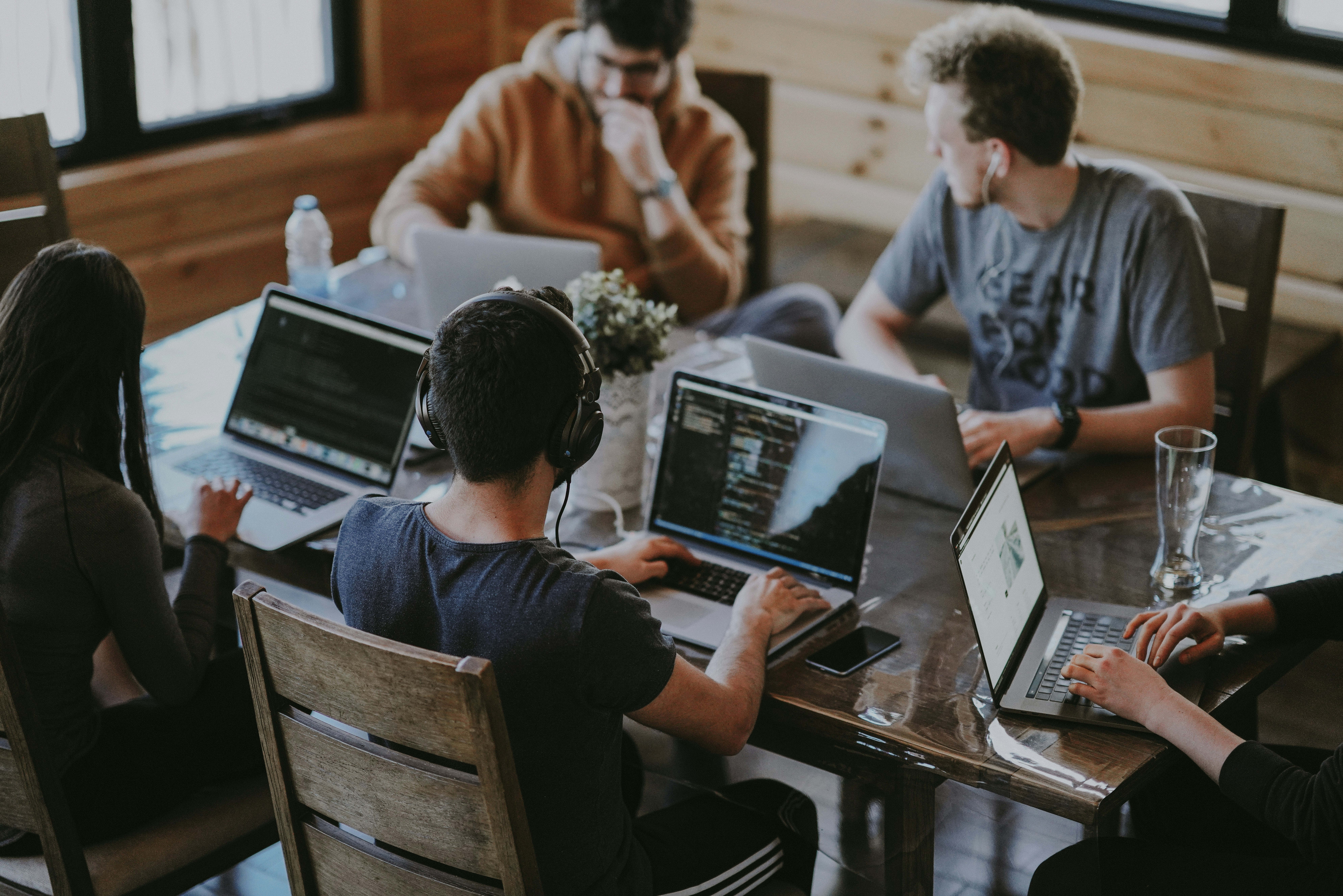 A hiring team at work